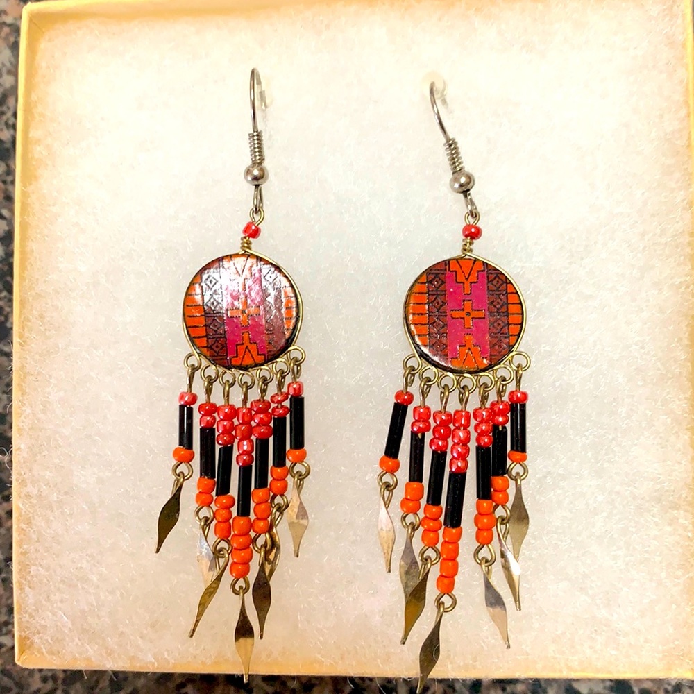 Colorful earrings